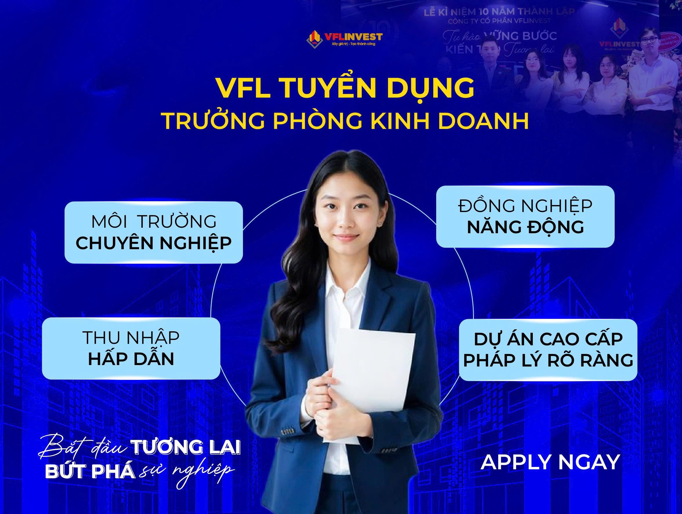 Tuyển dụng trường phòng kinh doanh
