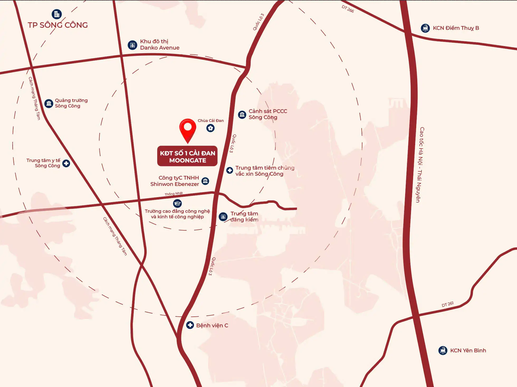 Moon Gate Sông Công: Chiết khấu 8% cho biệt thự trung tâm 2 Moon Gate Sông Công: Chiết khấu 8% cho biệt thự trung tâm 2